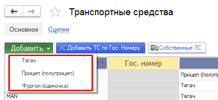Типы ТС Типы ТС