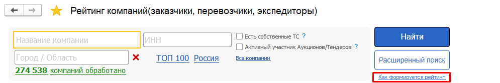 Как формируется рейтинг