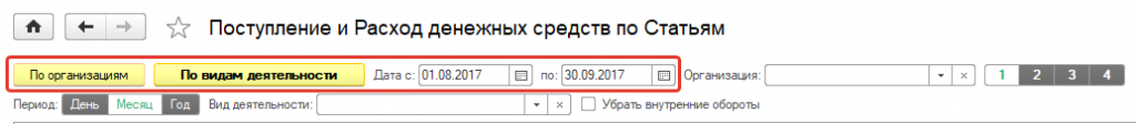 Выбор периода Выбор периода