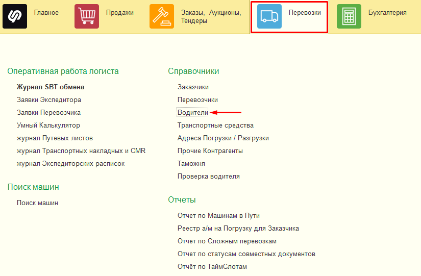 Водители Водители